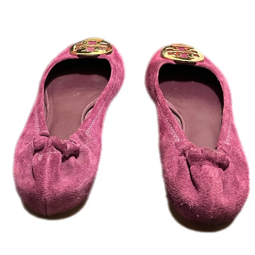 Tory Burch ballet in‎ purple suede